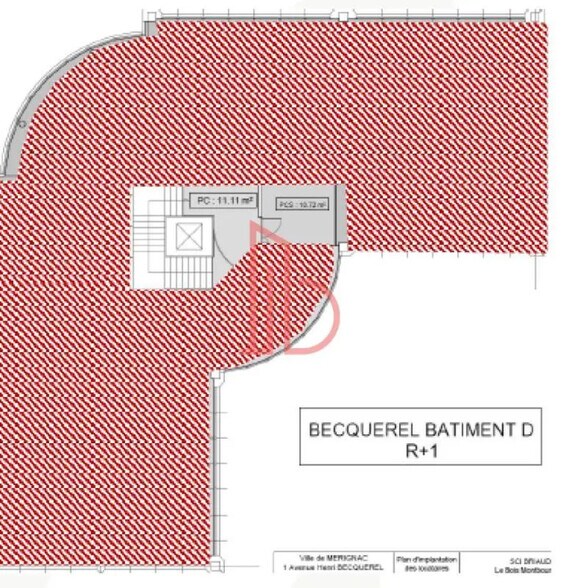 Office in Mérignac to rent - Floor Plan - Image 2 of 2