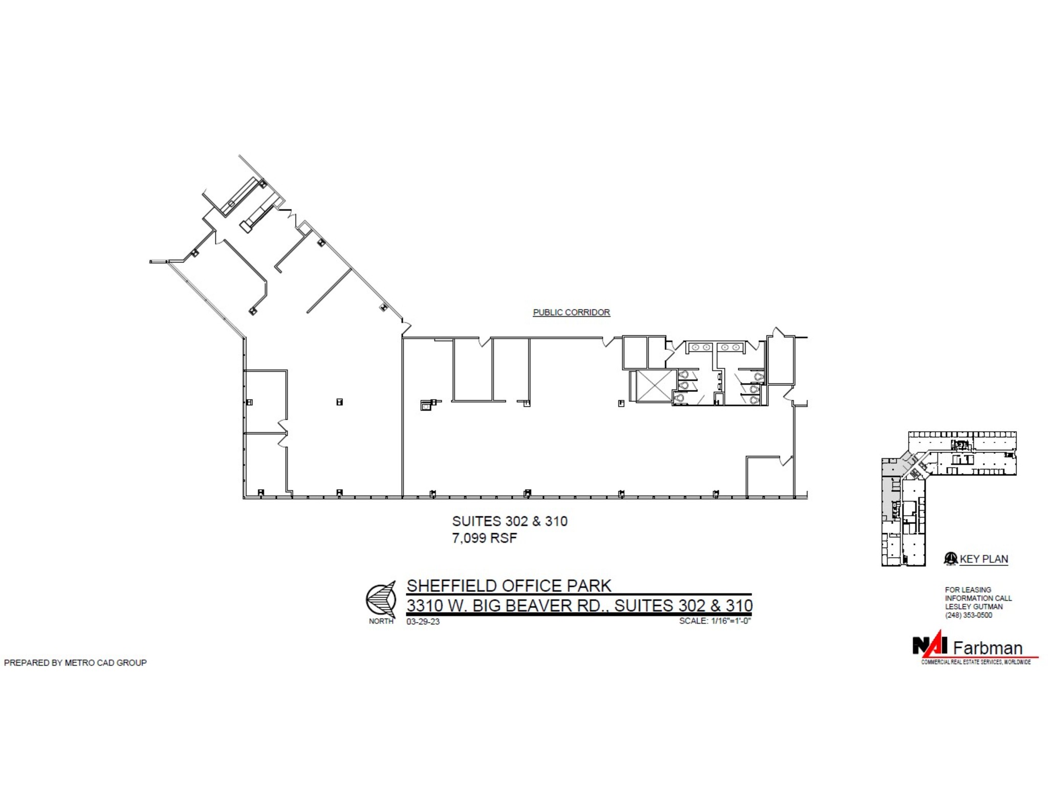 3310 W Big Beaver Rd, Troy, MI for rent Site Plan- Image 1 of 5