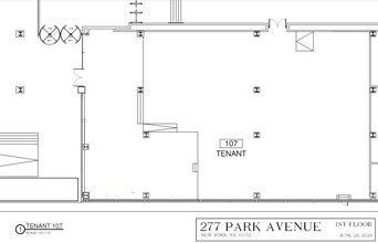 277 Park Ave, New York, NY for rent Floor Plan- Image 1 of 2