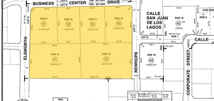 22705 Newhope St, Moreno Valley, CA for sale Plat Map- Image 1 of 1