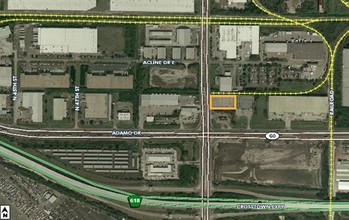 623-627 N 50th St, Tampa, FL - aerial  map view