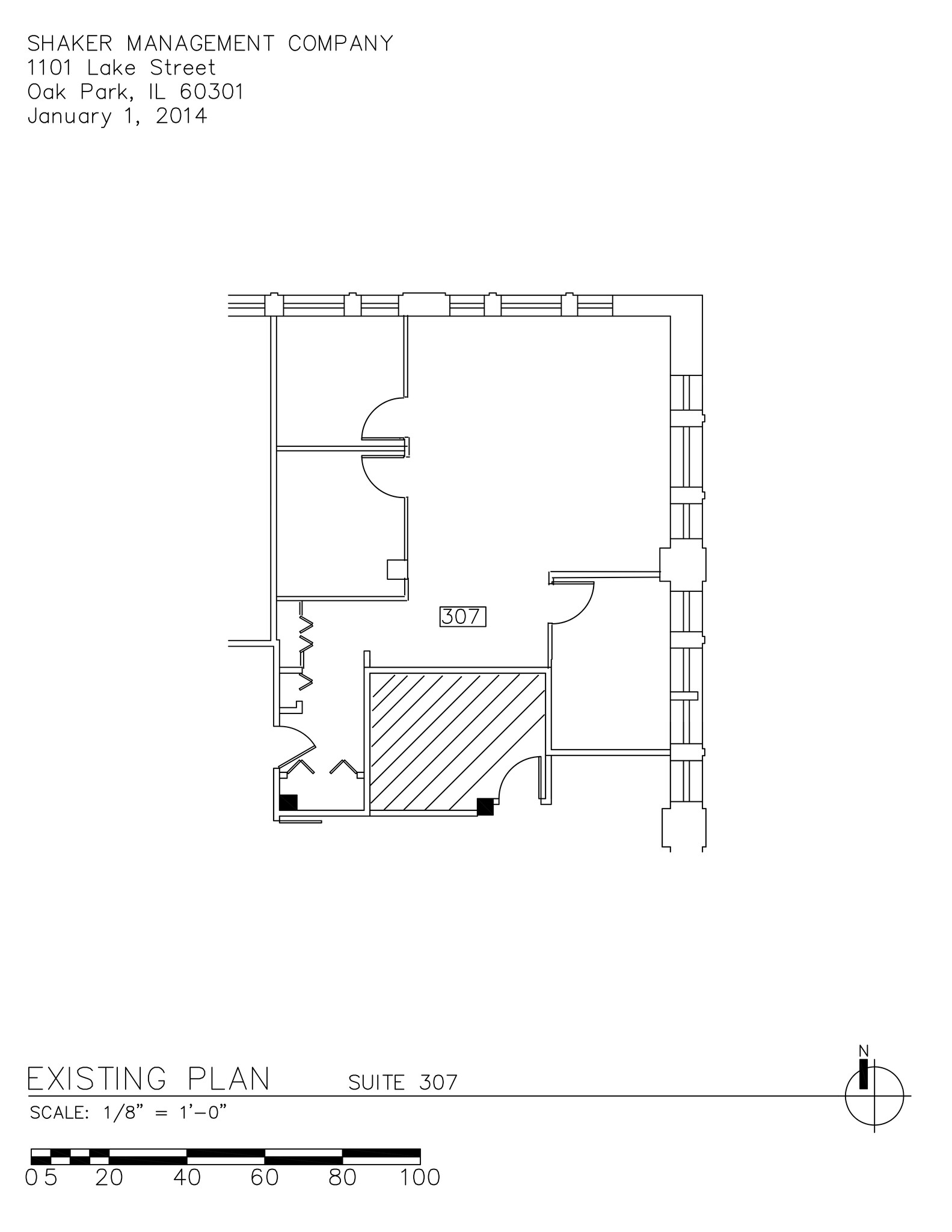 1100 Lake St, Oak Park, IL for rent Site Plan- Image 1 of 5