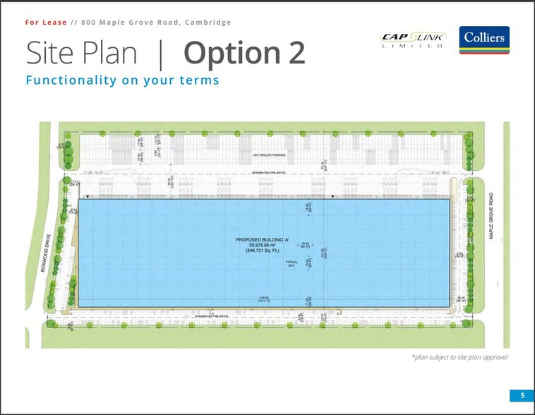 800 Maple Grove Rd, Cambridge, ON for rent - Site Plan - Image 2 of 2