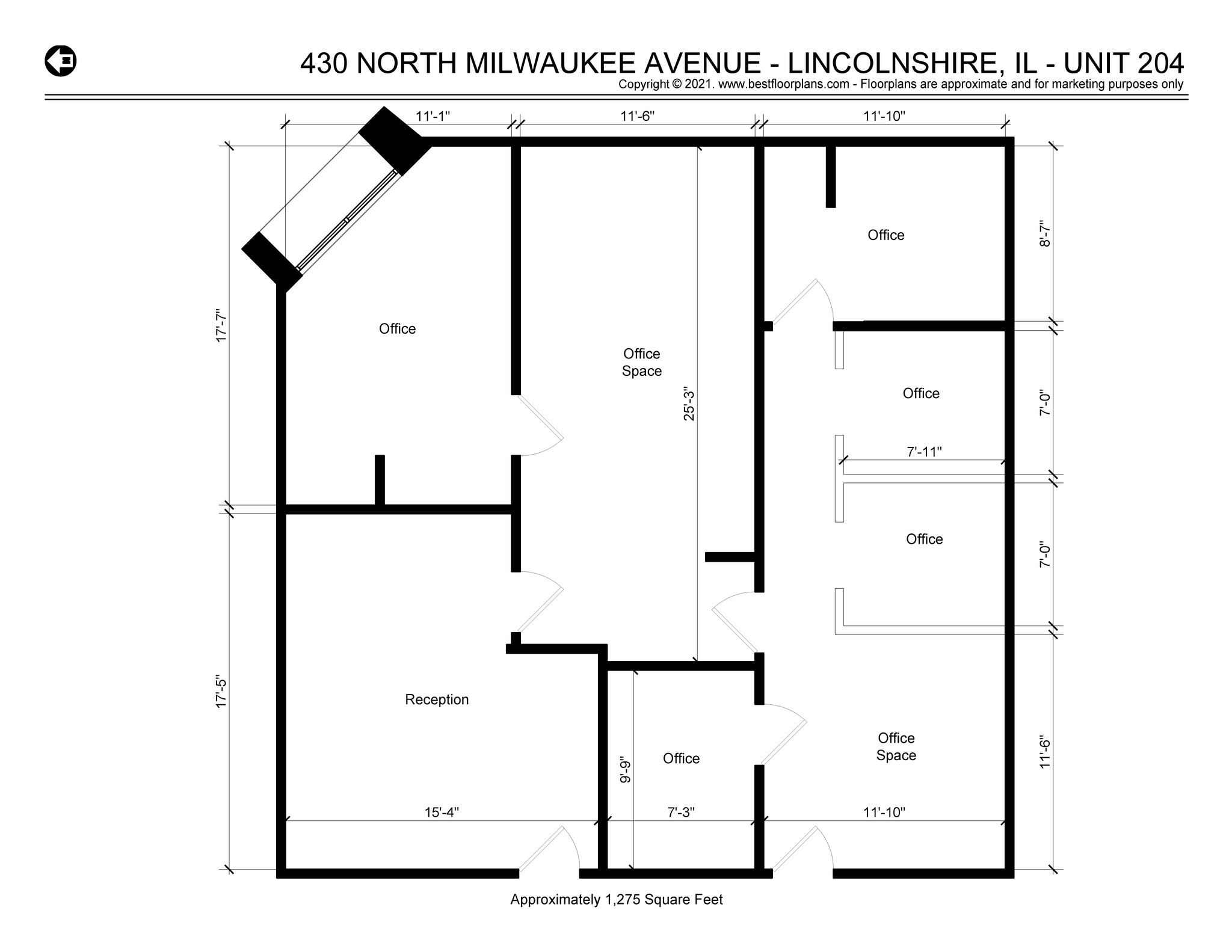 430 Milwaukee Ave, Lincolnshire, IL for rent Building Photo- Image 1 of 1