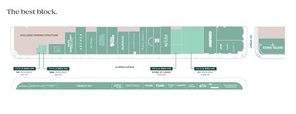 101-127 S La Brea Ave, Los Angeles, CA for rent Site Plan- Image 1 of 11