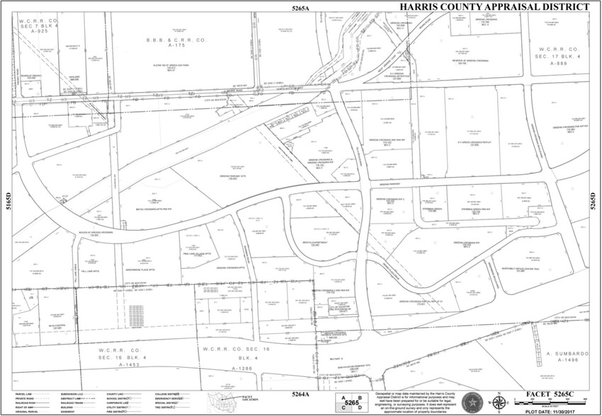 1256 Greens Pky, Houston, TX for rent - Plat Map - Image 2 of 4