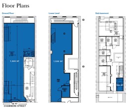 146 Chambers St, New York, NY for rent Floor Plan- Image 2 of 2