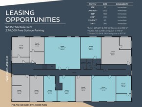 712-714 Fair Oaks Ave, South Pasadena, CA for rent Floor Plan- Image 1 of 1