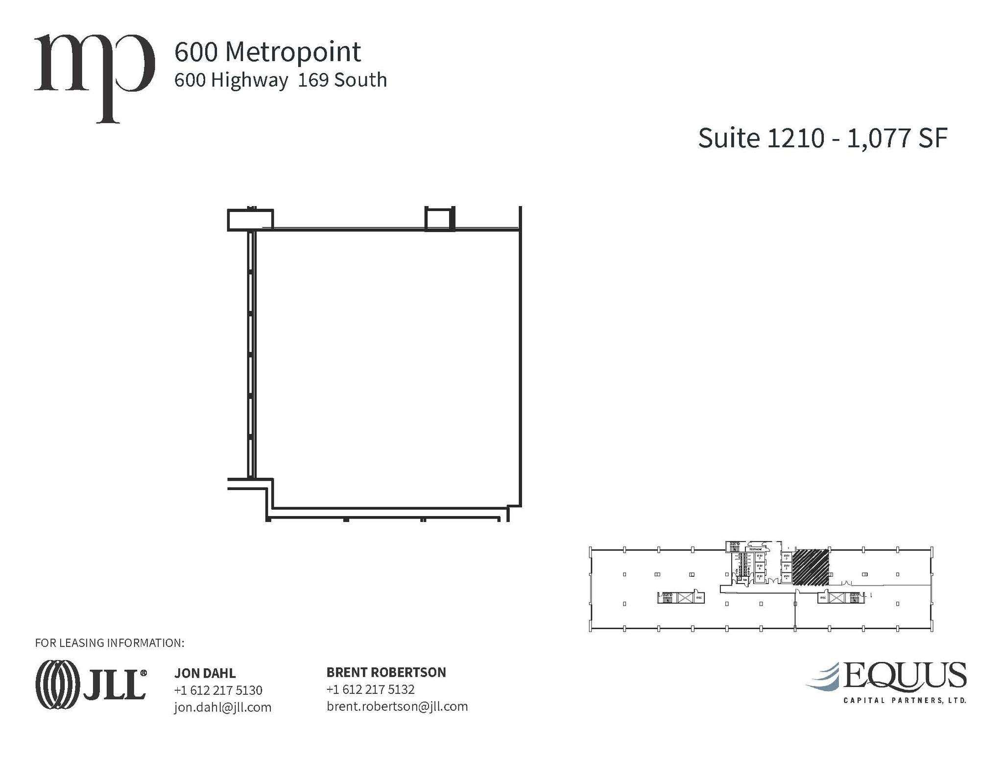 600 Highway 169 S, Saint Louis Park, MN for rent Floor Plan- Image 1 of 1