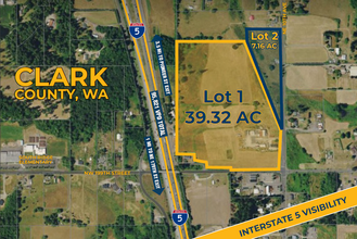 Ridgefield I-5 Business Park Land portfolio of 2 properties for sale on LoopNet.co.uk Aerial- Image 1 of 2