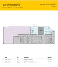 801 N Quincy St, Arlington, VA to rent Floor Plan- Image 1 of 1