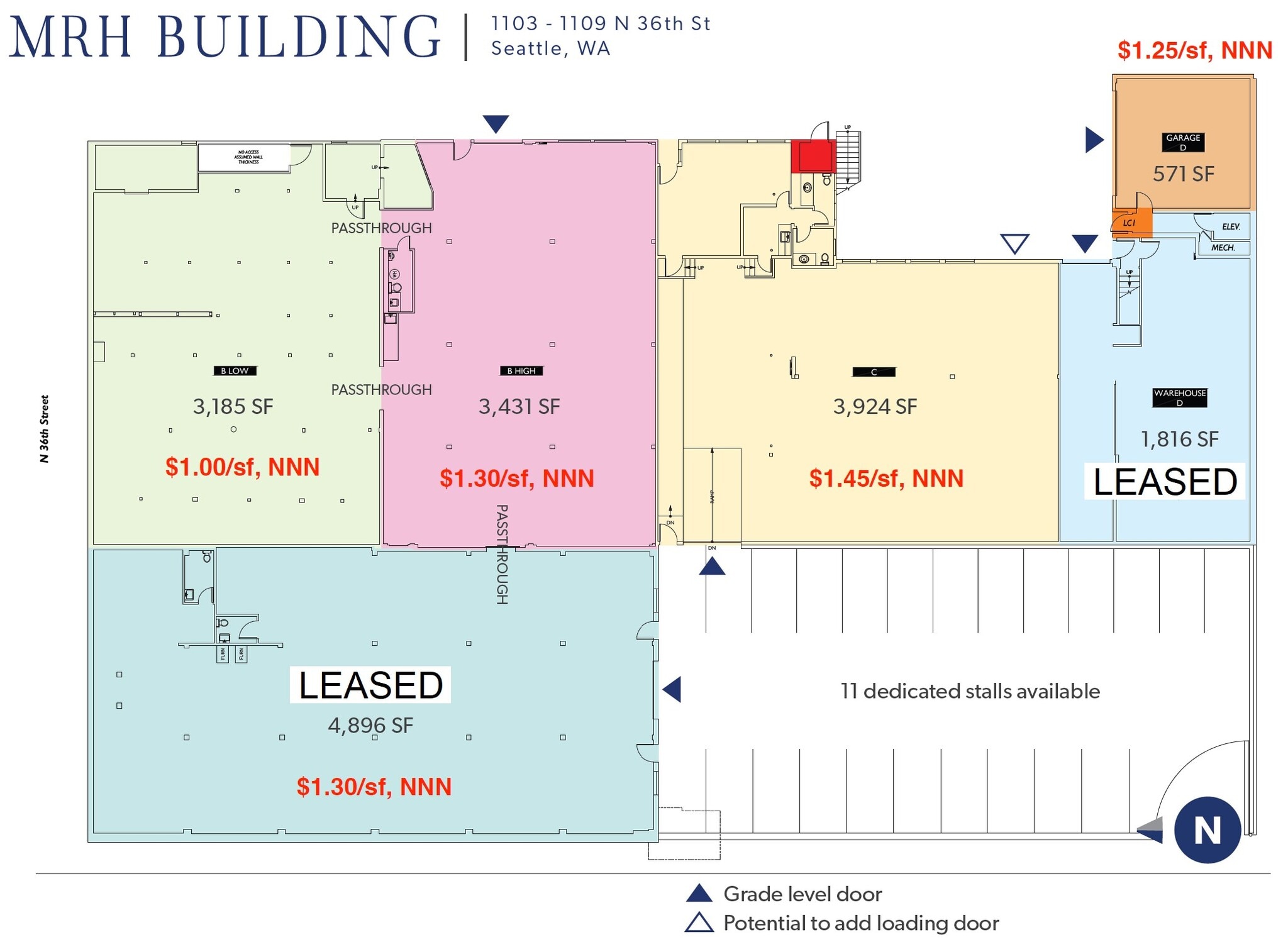 1109 N 36th St, Seattle, WA to rent Floor Plan- Image 1 of 1