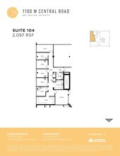 1100 W Central Rd, Arlington Heights, IL to rent Floor Plan- Image 1 of 1
