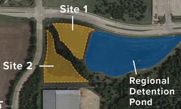 Justin & Industrial, Rockwall, TX - aerial  map view