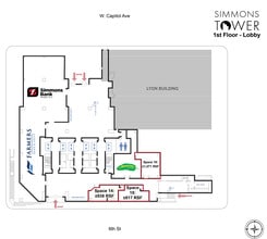 425 W Capitol Ave, Little Rock, AR to rent Floor Plan- Image 1 of 6