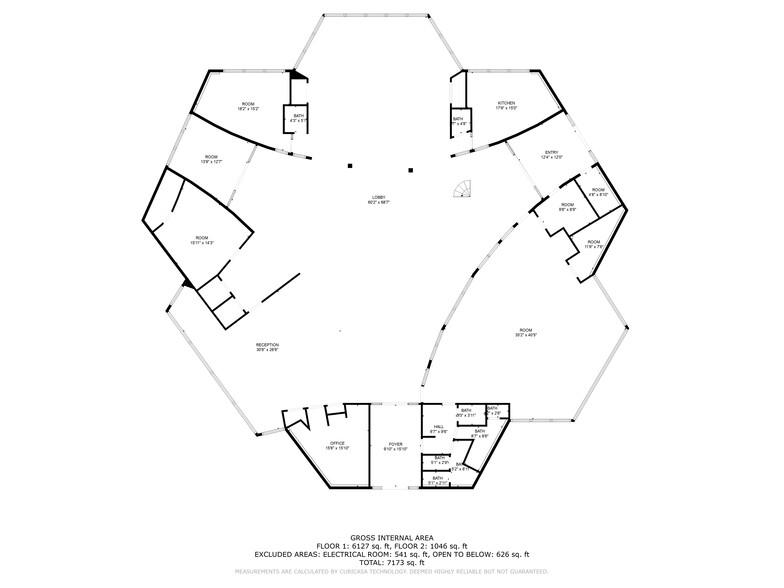 2532 Crossroads Blvd, Waterloo, IA for rent - Floor Plan - Image 2 of 4