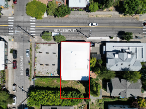 2314 NE Alberta St, Portland, OR - aerial  map view