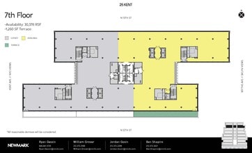25 Kent Ave, Brooklyn, NY to rent Floor Plan- Image 1 of 1