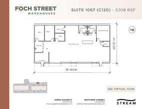 821-1075 Foch St, Fort Worth, TX for rent Floor Plan- Image 1 of 1