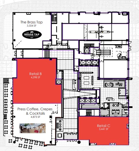 400 Hillsborough St, Raleigh, NC for rent Floor Plan- Image 1 of 1