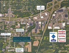 3600 SW Capital Ave, Battle Creek, MI - aerial  map view