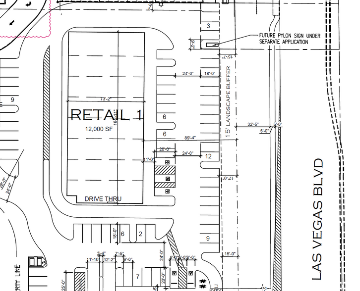 W Pebble Rd, Las Vegas, NV for rent - Site Plan - Image 3 of 4