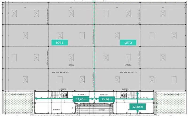 Office in Sucy-en-Brie to rent - Floor Plan - Image 3 of 4