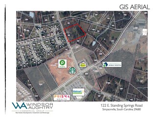 More details for 122 E Standing Springs Rd, Simpsonville, SC - Land for Sale