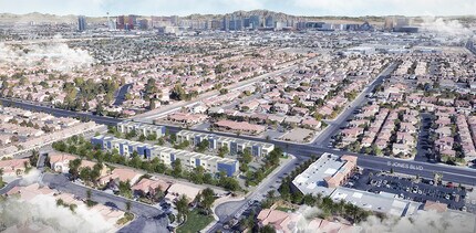 5545 S Jones Blvd, Las Vegas, NV - AERIAL  map view