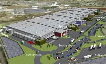 Plaisance-du-Touch, HG - Aerial map view