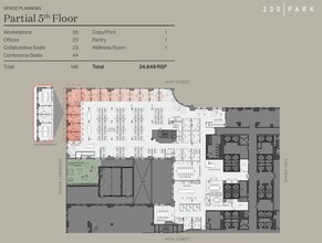 230 Park Ave, New York, NY for rent Floor Plan- Image 1 of 2