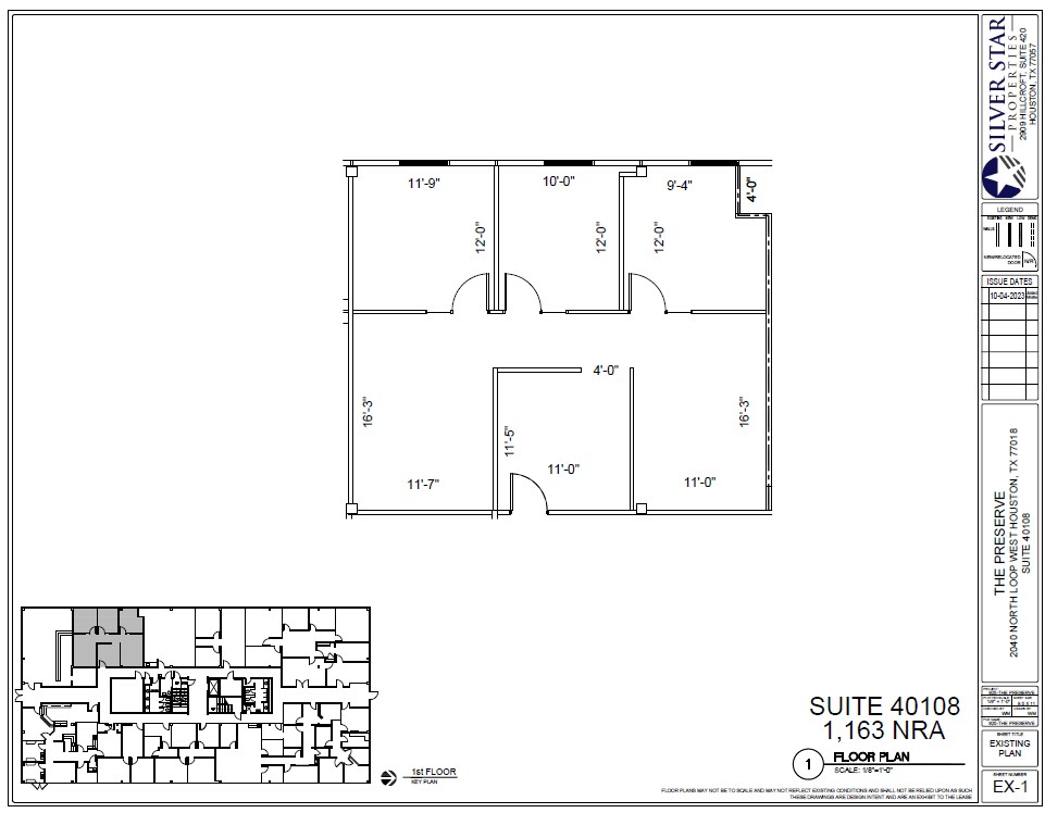 2000 N Loop Fwy W, Houston, TX to rent Floor Plan- Image 1 of 1