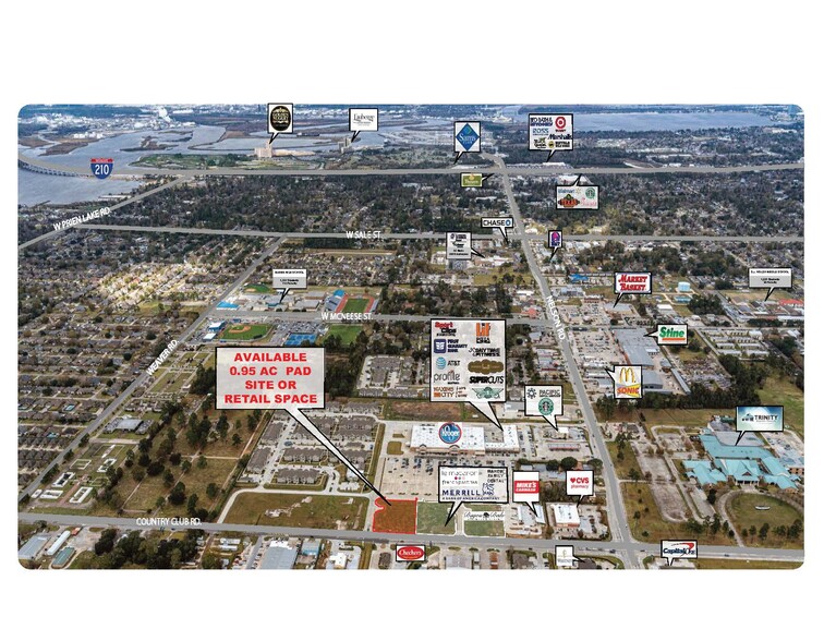 Country Club Road, Lake Charles, LA for sale - Building Photo - Image 1 of 4