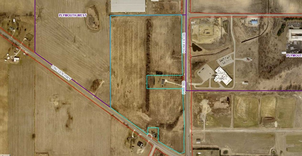 Pioneer Drive, Plymouth, IN for sale - Plat Map - Image 1 of 1