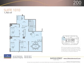 200 E Broward Blvd, Fort Lauderdale, FL to rent Floor Plan- Image 2 of 3