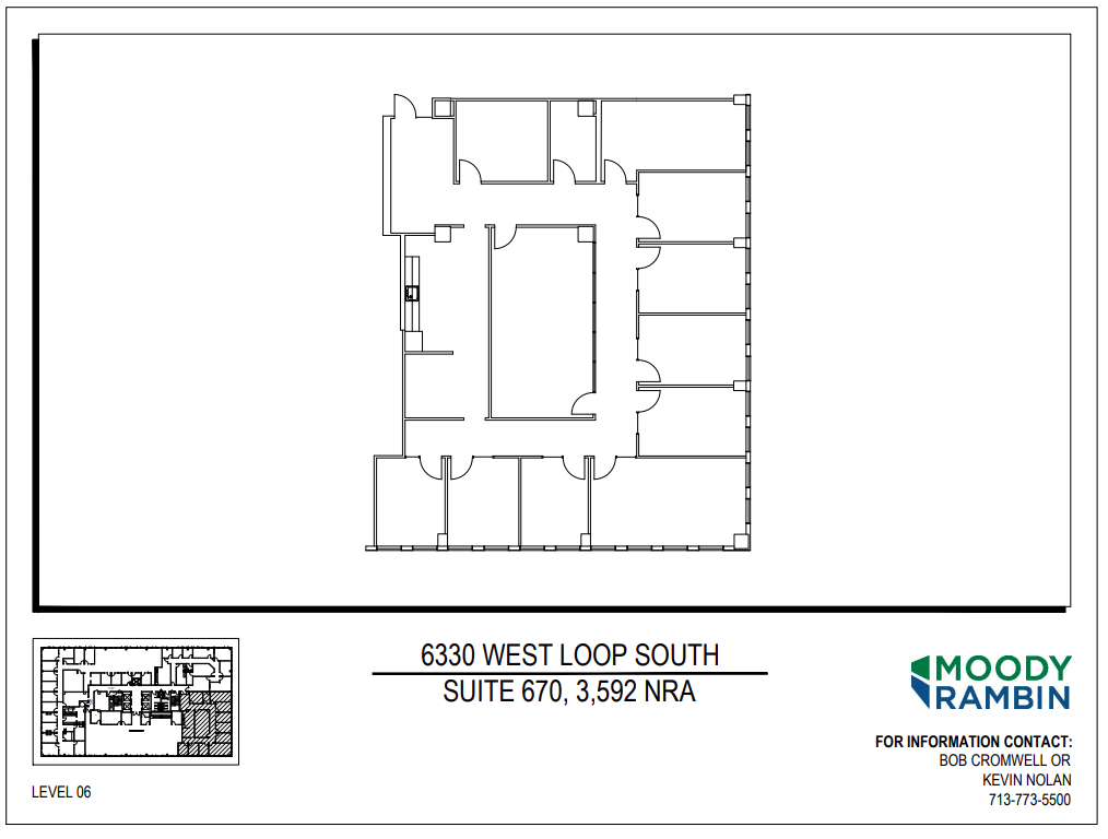 6330 West Loop S, Bellaire, TX for rent Floor Plan- Image 1 of 1