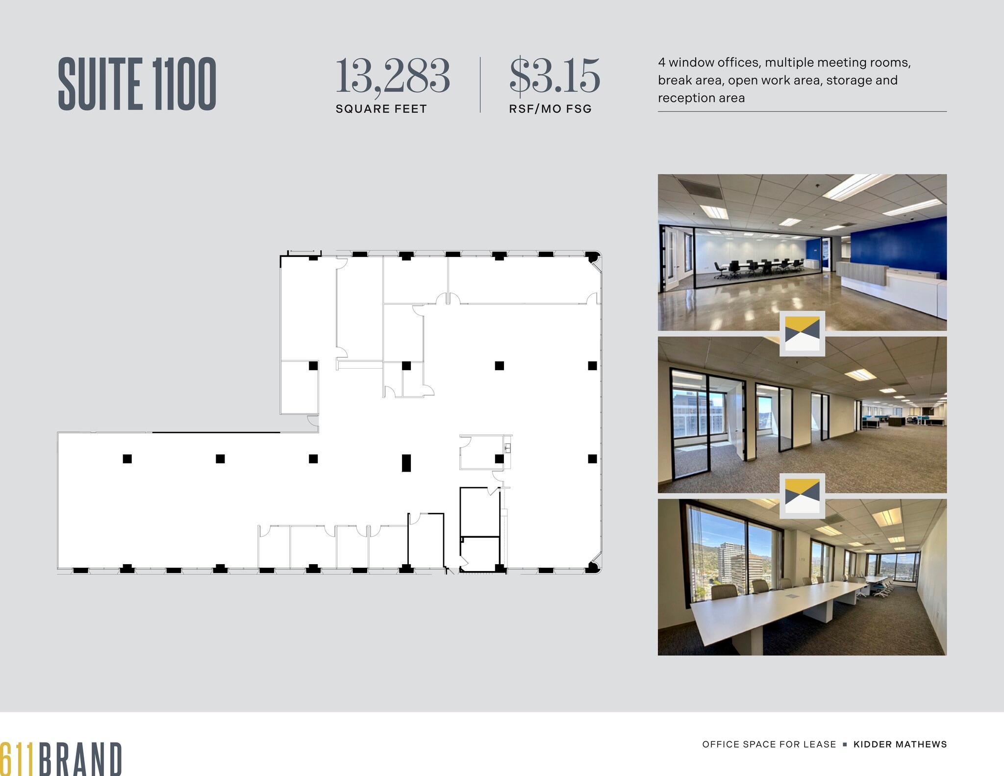 611 N Brand Blvd, Glendale, CA to rent Floor Plan- Image 1 of 1