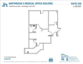 18350 Roscoe Blvd, Northridge, CA for rent Floor Plan- Image 2 of 3