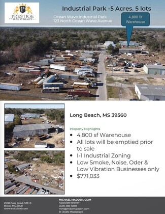 More details for N 123 Ocean Wave Ave, Long Beach, MS - Industrial for Sale