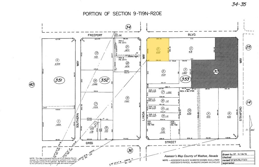 395 Freeport Blvd, Sparks, NV for rent - Plat Map - Image 2 of 6