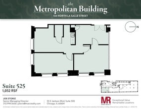 134 N LaSalle St, Chicago, IL to rent Floor Plan- Image 1 of 6