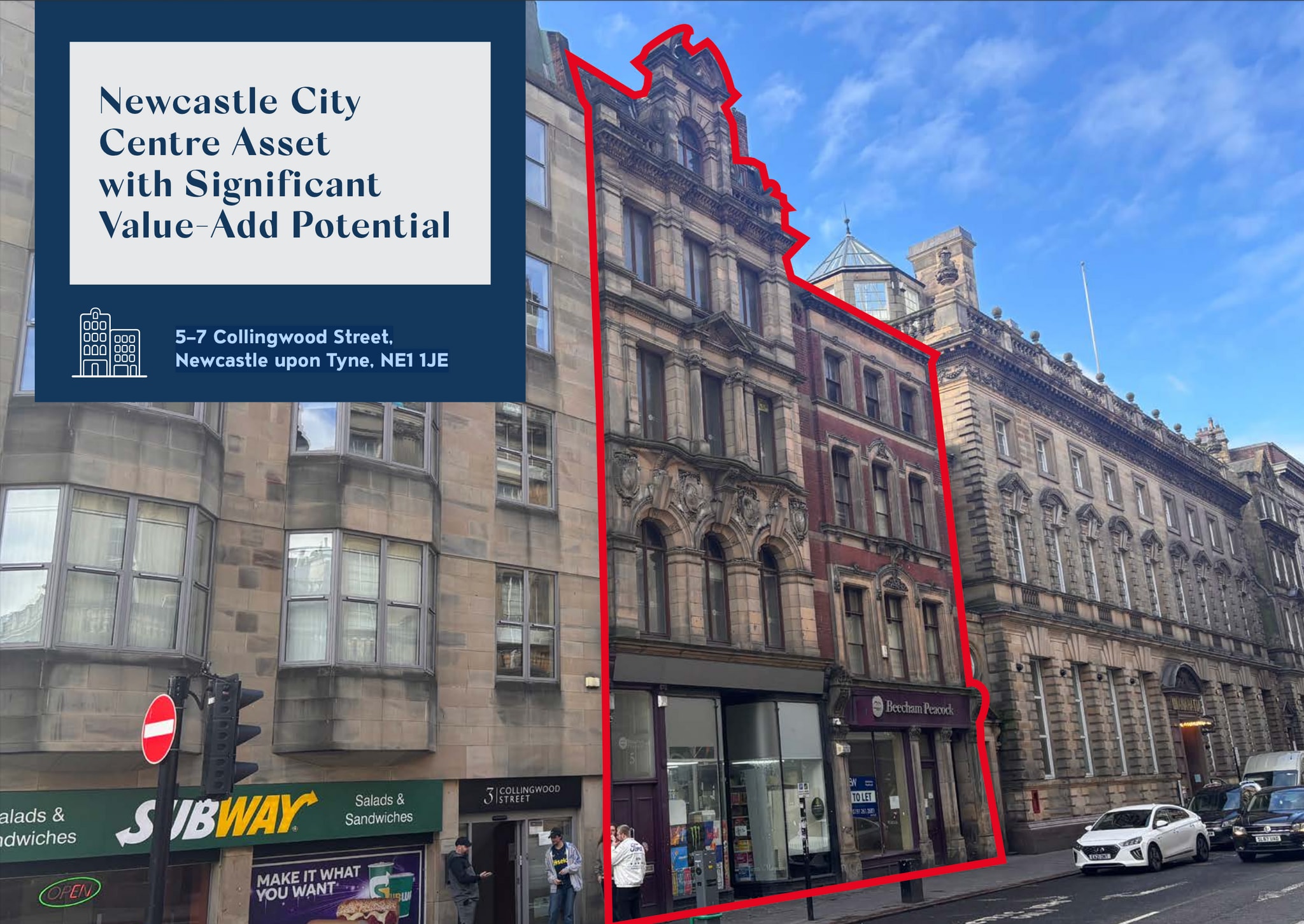 5-7 Collingwood St, Newcastle Upon Tyne for sale Building Photo- Image 1 of 13