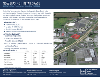 More details for 1 Reelfoot, Union City, TN - Retail for Rent