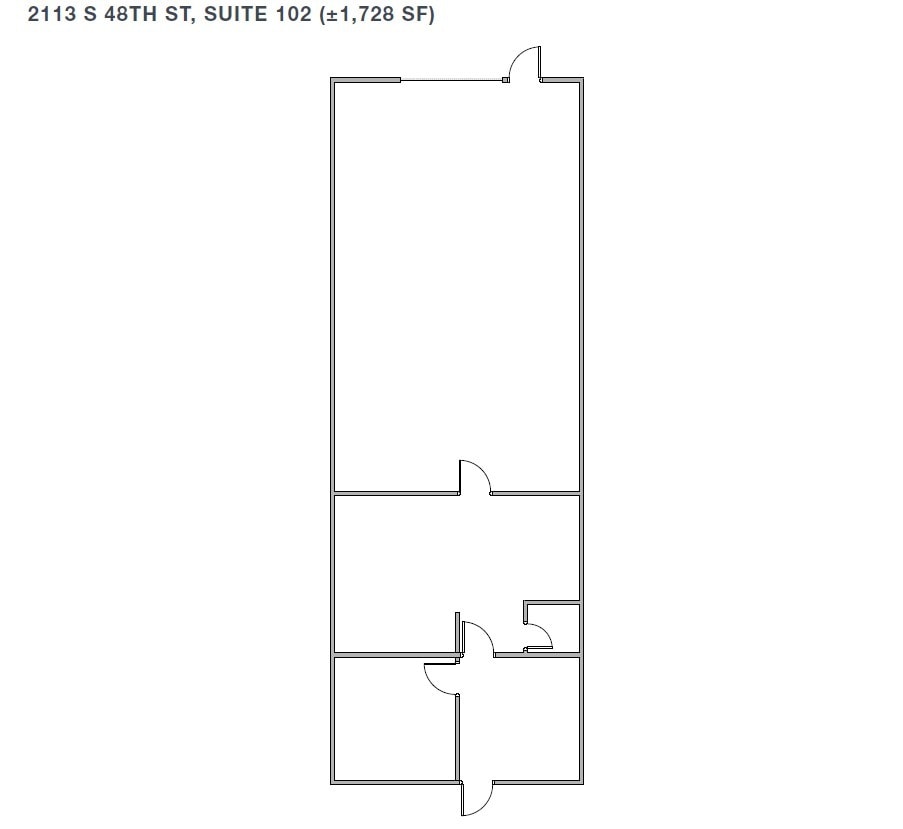 2105 S 48th St, Tempe, AZ to rent Floor Plan- Image 1 of 1