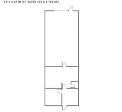 2105 S 48th St, Tempe, AZ to rent Floor Plan- Image 1 of 1