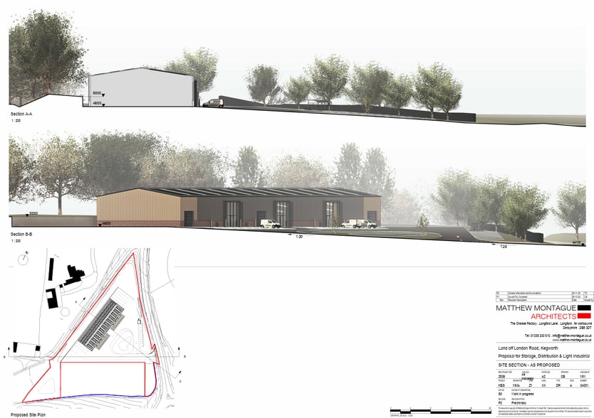 Building 1, London Road, Kegworth to rent - Site Plan - Image 3 of 5