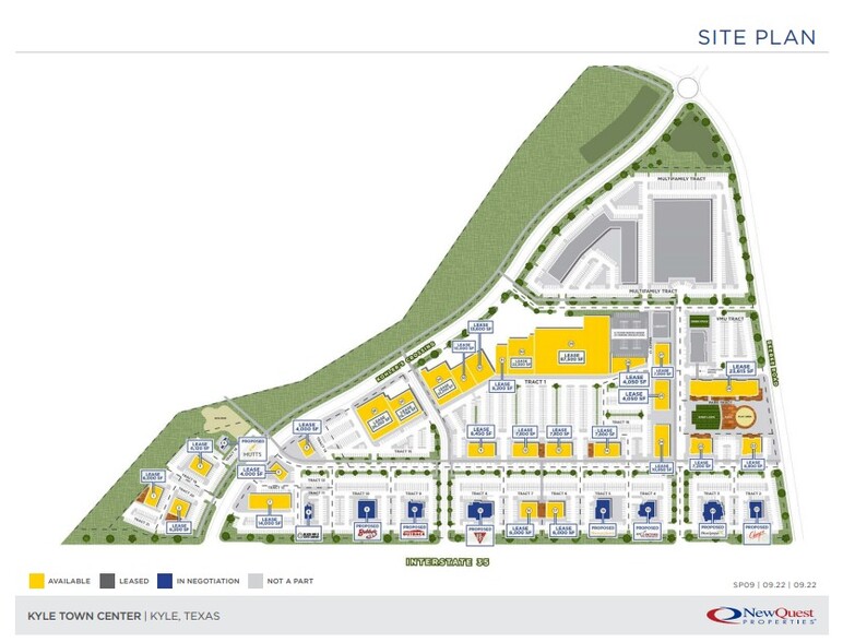 I-35 & Bebee Rd, Kyle, TX for rent - Site Plan - Image 2 of 7