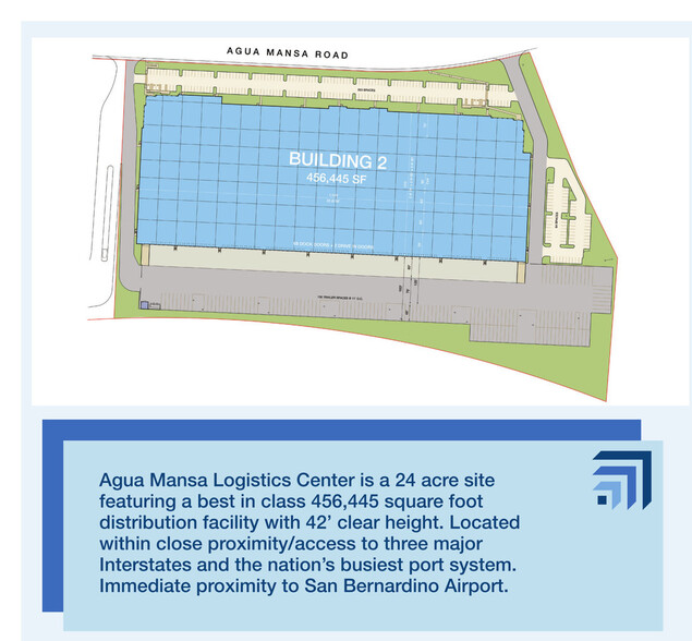 Industrial in Colton, CA for rent - Floor Plan - Image 2 of 2