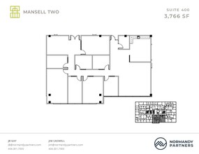 3650 Mansell Rd, Alpharetta, GA for rent Floor Plan- Image 1 of 2