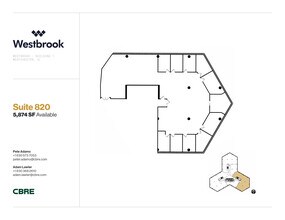 1 Westbrook Corporate Ctr, Westchester, IL to rent Floor Plan- Image 1 of 1